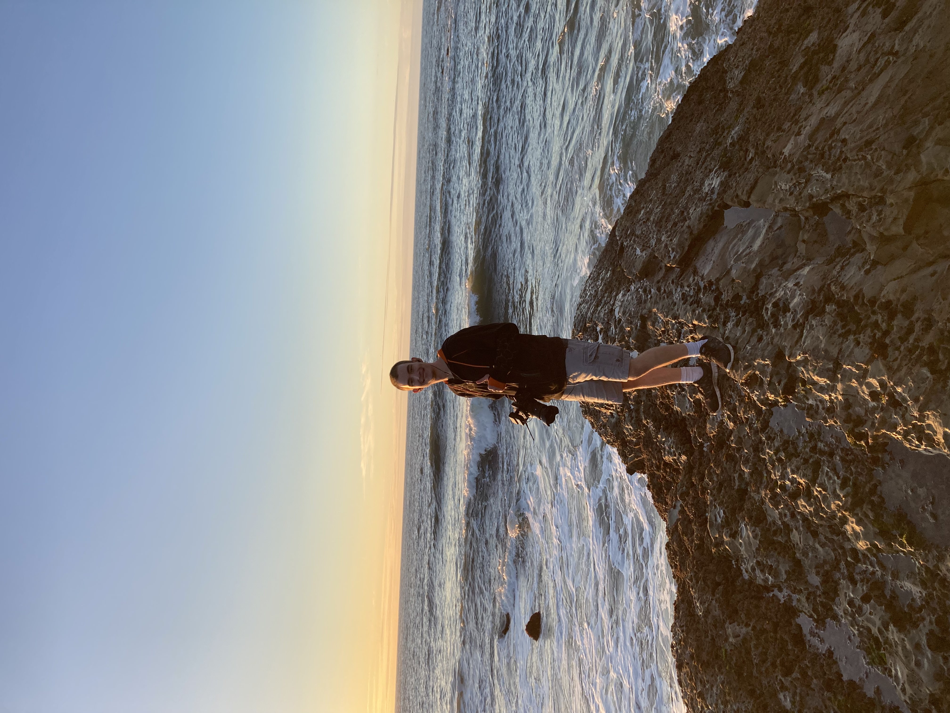 Portrait of Zachary Debenport at the beach